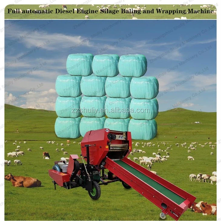Corn Silage Baler And Wrapper