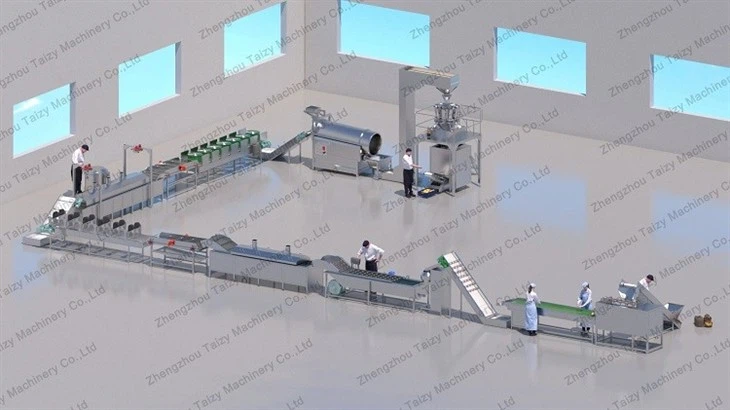 potato chips production line