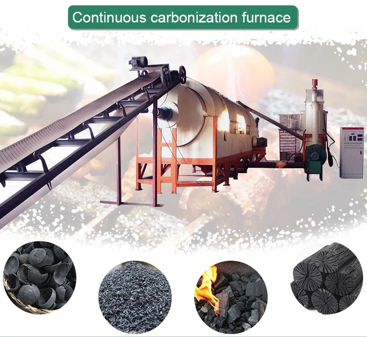 Continuous Carbonization Machine